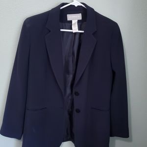 Navy Liz Claiborne Petite Blazer - 8P